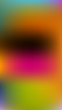 Gradient background with blended orange pink and green hues creates a colorful texture