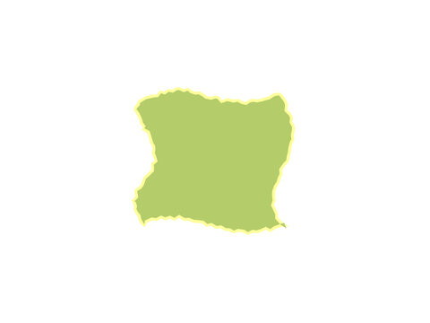 A single piece of light green paper with ragged edges on black