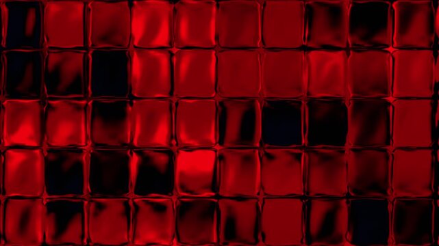 Glass square wall background bloody red VJ seamless loop for party
