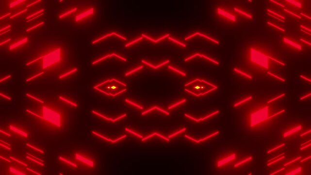 VJ loop background with x ray red with orange arrow animation