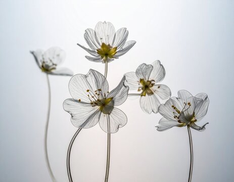 fiori trasparenti