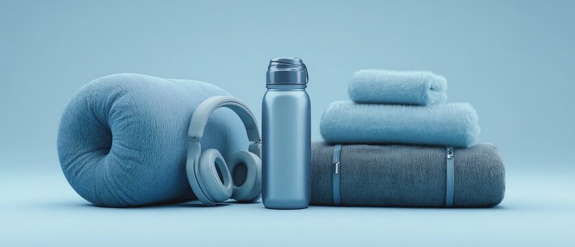 Relaxation essentials for a serene environment.