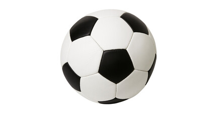 Fototapeta premium Classic black and white soccer ball
