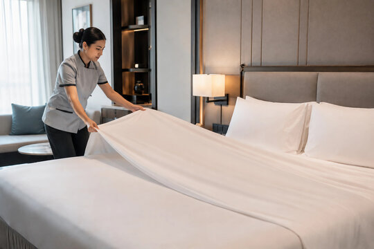 Professional Hotel Turndown Service in Luxury Guest Room