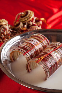Wedding chuda ceremony