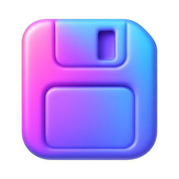 PNG Gradient floppy disk icon
