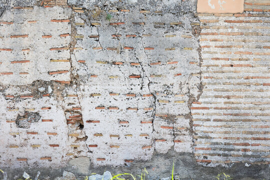 Muro de ladrillo antiguo