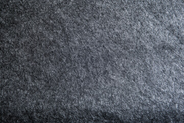 Dark Grey Wool Felt Texture Surface Abstract Background Top View © Natalia
