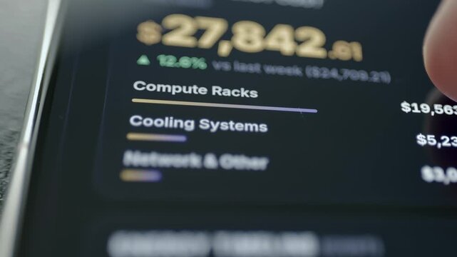 weekly energy cost reaches 27842 dollars