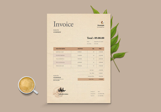 Invoice Layouts