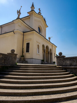 Sant Andrea Apostolo church in Fino del Monte, Bergamo province, Italy