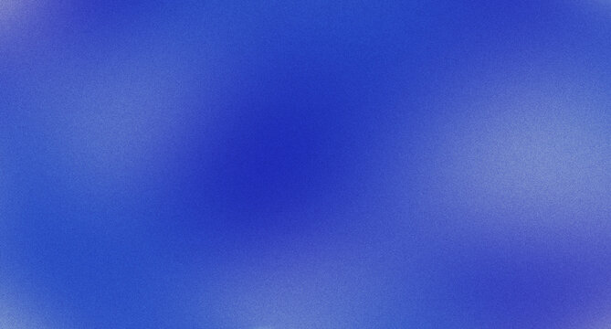 Blue background gradient texture abstract grain smooth digital backdrop with deep indigo shade and soft vignette, simple empty space for design or wallpaper use