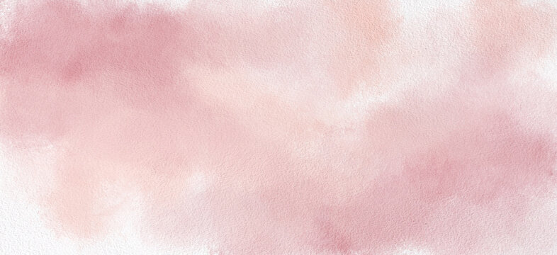 Pink watercolor background abstract texture pastel wash soft paper art pink watercolor background with soft pastel abstract wash paper texture, gentle blush tone for banner, invitation, card