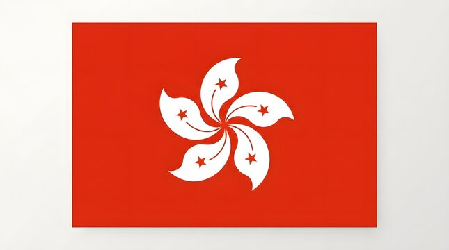 The flag of hong kong a special administrative region of china symbolizes its unique identity