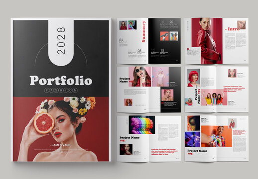 Colorfull Fashion Portfolio Template