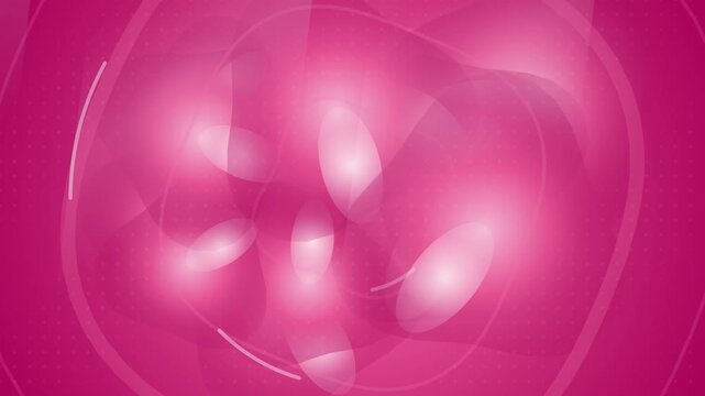 Abstract pink background with shapes.