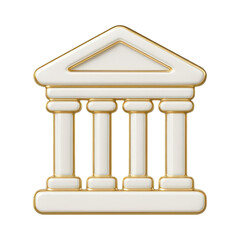 Fototapeta premium PNG Elegant classical architecture icon