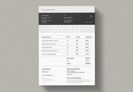 Invoice Layout