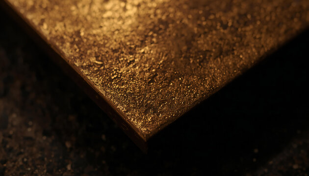 Luxury Golden Metallic Abstract Texture Background with Glittering Surface