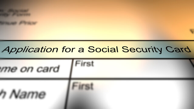 Application for Generic Social Security Form