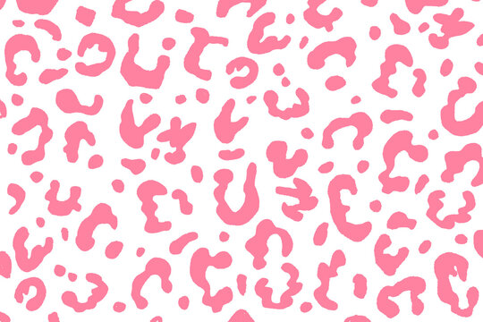pink leopard print pattern background