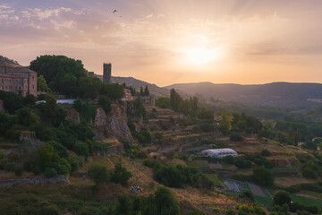 Fototapeta premium View of and around Brihuega town