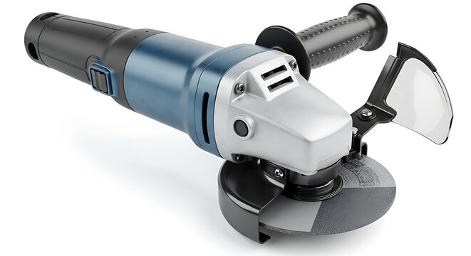 Angle grinder power tool equipment metal.