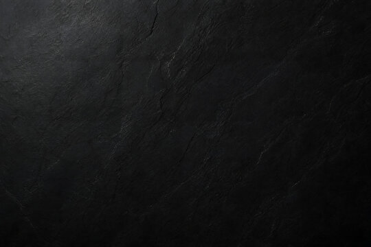 Black slate texture background, dark stone surface with natural grain, elegant charcoal rock backdrop for product photography