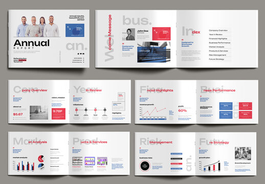 Modern Annual Report Corporate Business Template