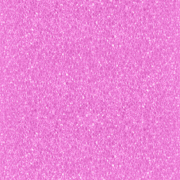 Pink porous kitchen sponge foam texture close up