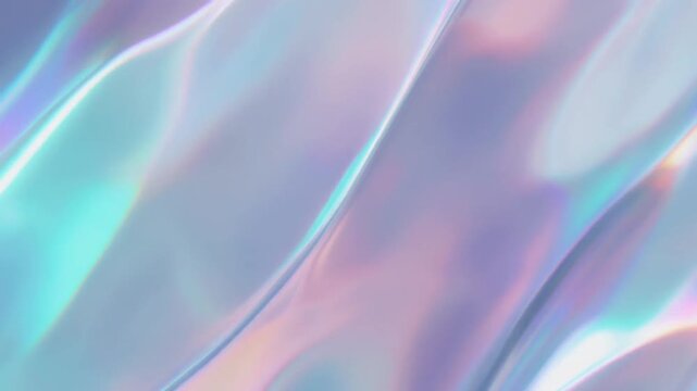 crystal glass reflects drifting cyan, lavender, rose quartz and icy white prism light, creating subtle optical caustics, photorealistic texture, luxury advertising atmosphere.