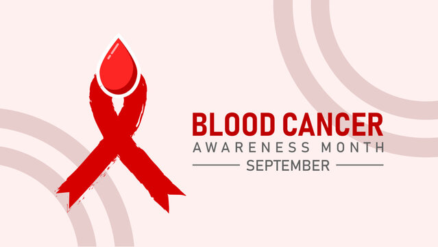 Blood Cancer Awareness Month September With Red Ribbon