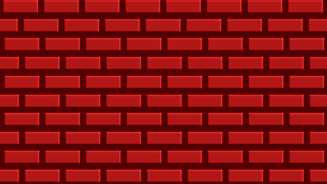 red brick wall background