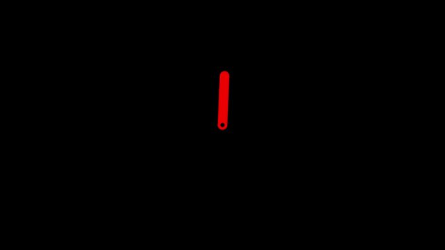 Clock icon flat style and timer clock animation video.