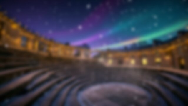 defocused magical aurora borealis night sky texture for website