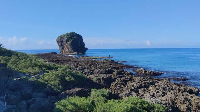 Sail Rock, Hengchun Township, Pingtung County, Taiwan-Aug 7, 2026:The The Sail Rock, Hengchun Township, Pingtung County, Taiwan