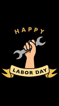 Happy labor day greetings video