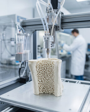 3D Bioprinting of Human Bone Tissue in a Medical Laboratory.