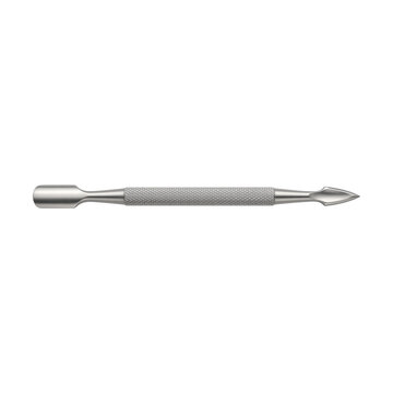 Professional stainless steel cuticle pusher and nail cleaner tool