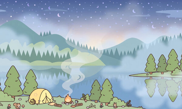  Forest Camping Lake