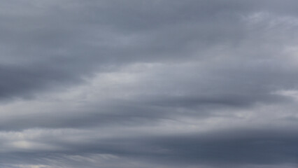 Natural backgrounds and textures. A striking background of gray stratus clouds. © Uhuru