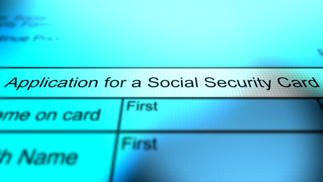 Application for Generic Social Security Web Form