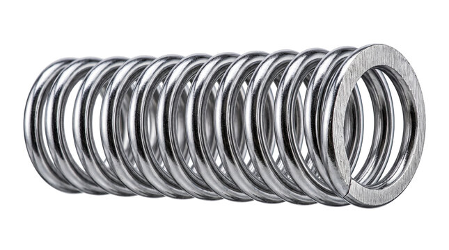 metal wire isolated on white background
