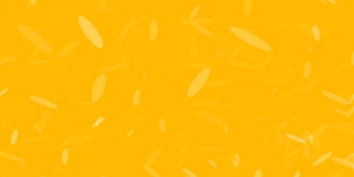 Bright yellow background with many lighter scattered oval shapes and ellipses