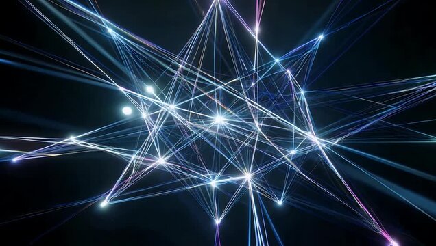 Sleek ultra-high-definition 4K digital cyberspace render visualizing glowing fiber optic cable bundles pulsing with light to represent advanced global telecommunication networks data transfer and