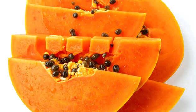Orange slices with blackberry fruit arrangement.