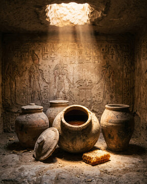Ancient Egyptian Honey Preservation in an Archaeological Tomb.