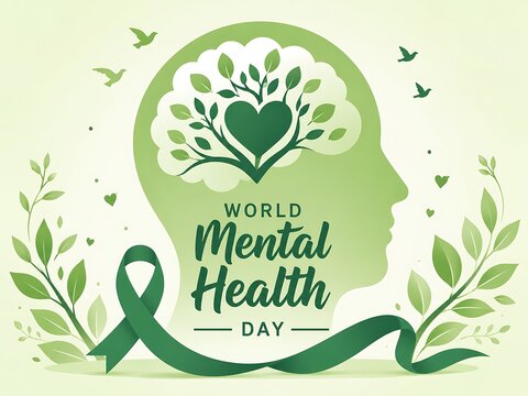 World Mental Health Day Illustration