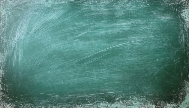 A Close Up View Of A Distressed Green Chalkboard Background Used For Education Themes Or Planning.