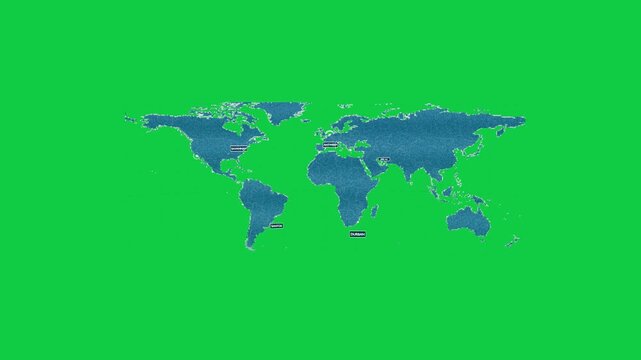 Black frame ending map expanding routes tracing panels comparing port cargo on transparent backdrop